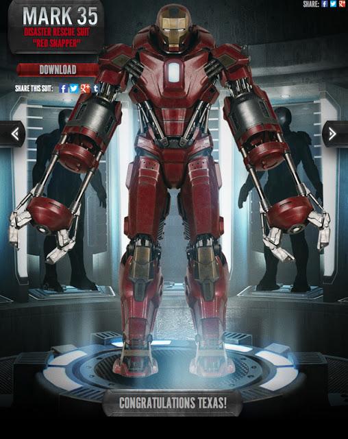 Más armaduras de 'Iron Man 3'
