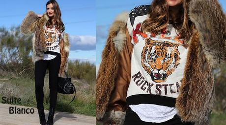 IRON GIRL TIGER SWEATER