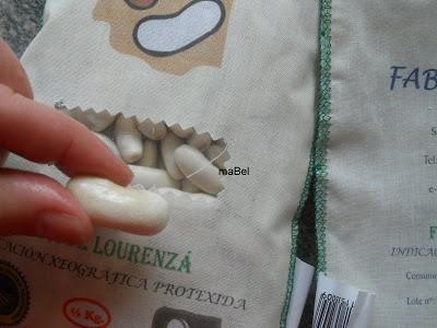 Faba de Lourenza con bacalao y aioli de azafran