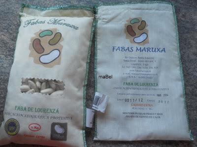 Faba de Lourenza con bacalao y aioli de azafran