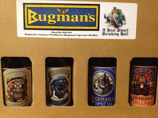 Caja de cervezas de Bugman's
