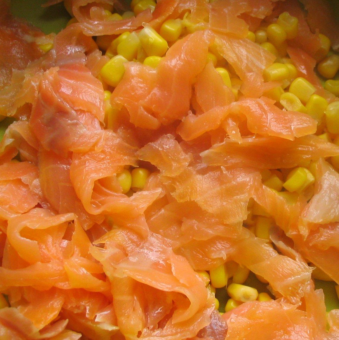 Berenjenas rellenas de salmón ahumado y gratinadas con queso sin lactosa