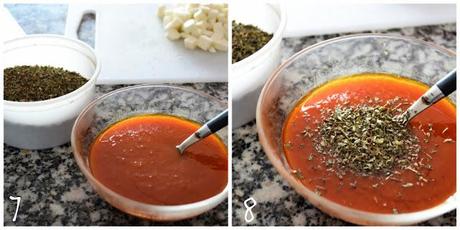 Berenjenas gratinadas con mozzarella