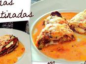 Berenjenas gratinadas mozzarella
