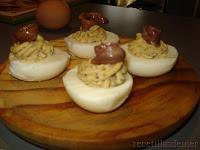 HUEVOS RELLENOS CON ANCHOA