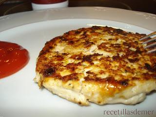 HAMBURGUESAS DE POLLO