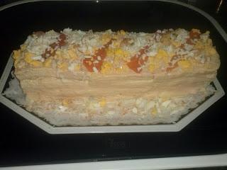 PASTEL DE SALMÓN Y GAMBAS