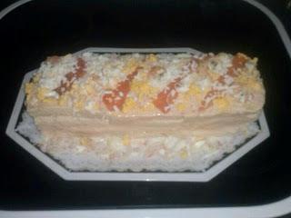 PASTEL DE SALMÓN Y GAMBAS