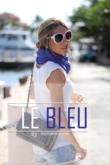Royal blue trend, fashion blogger, Mónica Sors, Mes Voyages à Paris