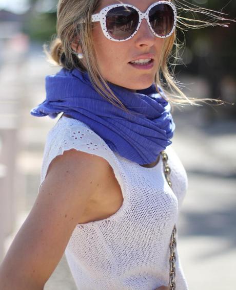 Royal blue touch, fashion accessories, fashion blogger, Mónica Sors, Mes Voyages à Paris