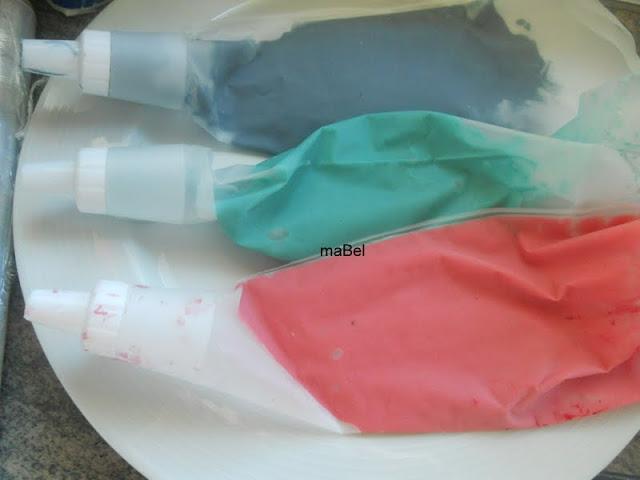 Arrollado de colores - pionono rayado - brazo gitano colorido