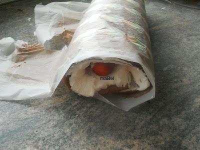 Deco Roll - Tronco de pascua dibujado