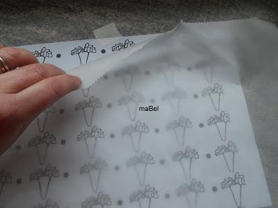 Deco Roll - Tronco de pascua dibujado