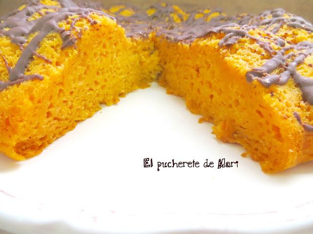 BIZCOCHO DOBLE-CALABAZA sin huevo