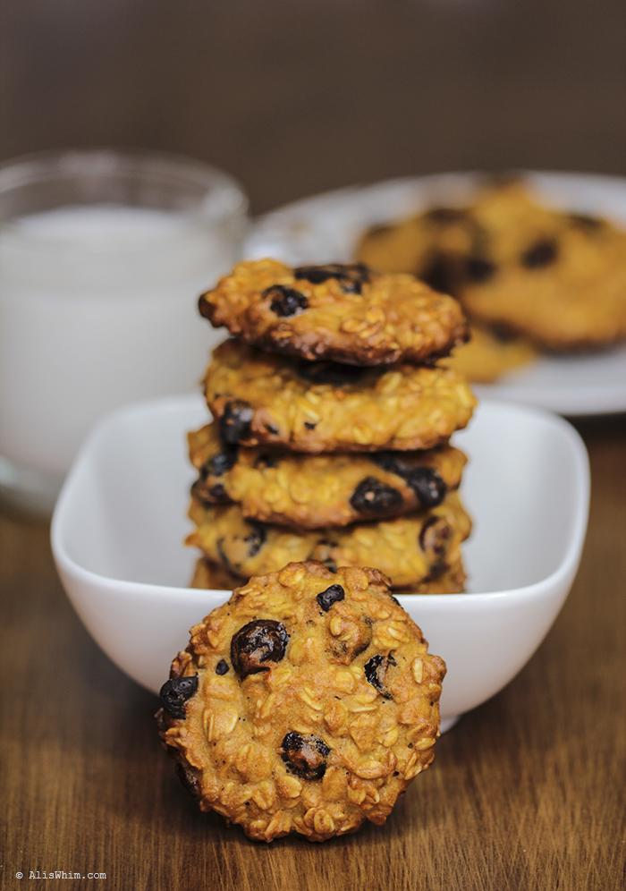 pumpkin and oats cookies