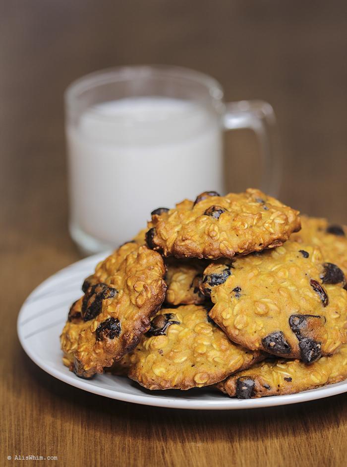 pumpkin and oats cookies