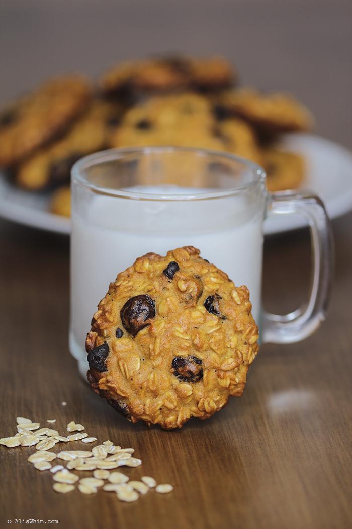 pumpkin and oats cookies