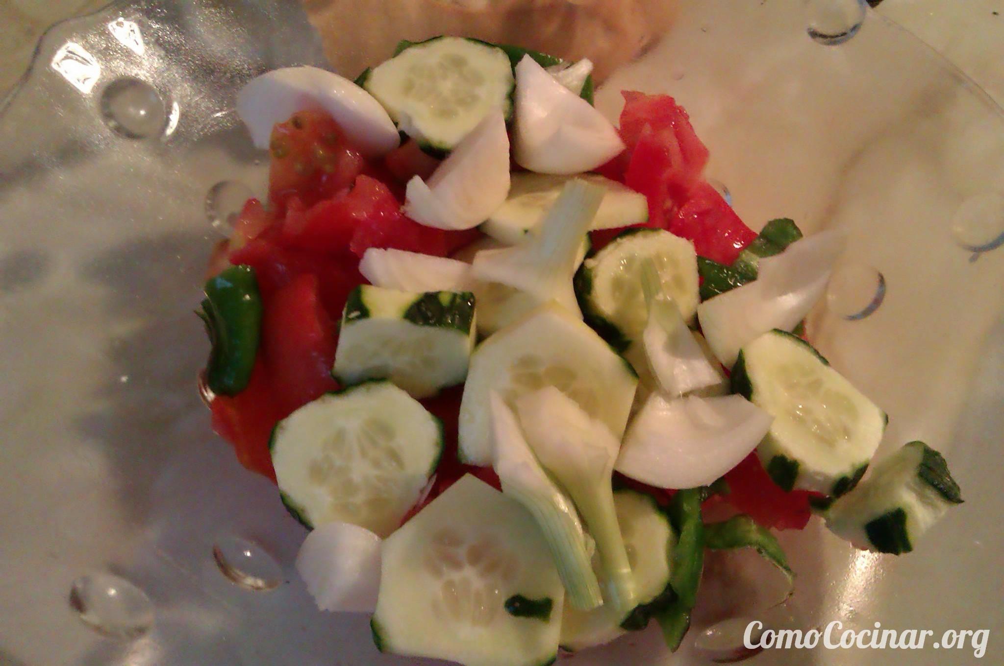 Paso a paso gazpacho