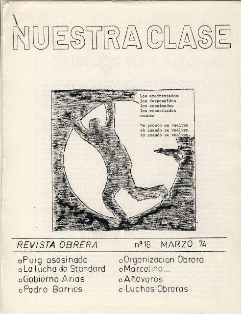 En aquellos tiempos... Marzo 1974