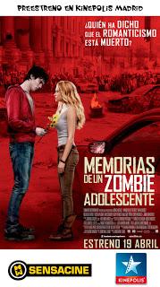 ¿Te gustaría asistir al preestreno de Memorias de un zombie adolescente?