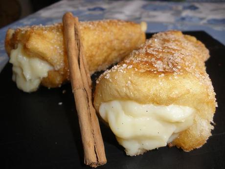 Torrijas Rellenas de Crema Pastelera