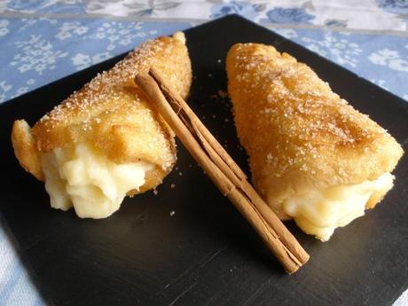 Torrijas Rellenas de Crema Pastelera