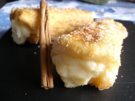 Torrijas Rellenas de Crema Pastelera