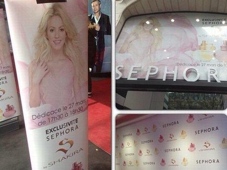 Shakira presentó su fragancia en París con bastante éxito
