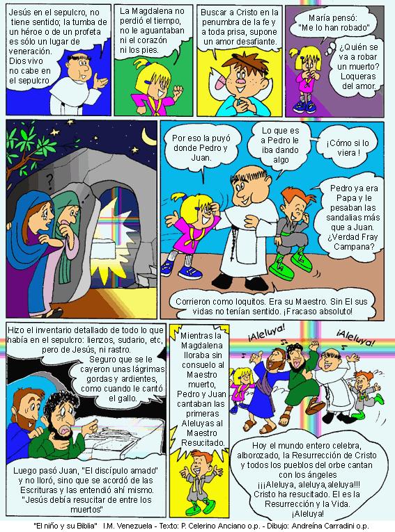 EVANGELIO DOMINICAL EN CÓMIC: (Domingo de Resurrección) 31 DE MARZO 2013