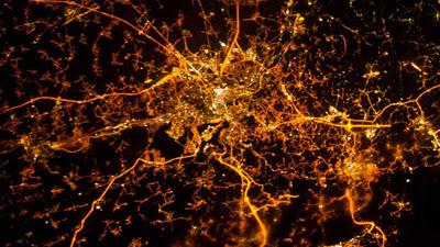 imágenes nocturnas de la NASA