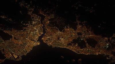 imágenes nocturnas de la NASA