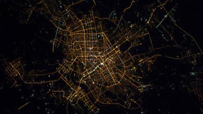 imágenes nocturnas de la NASA