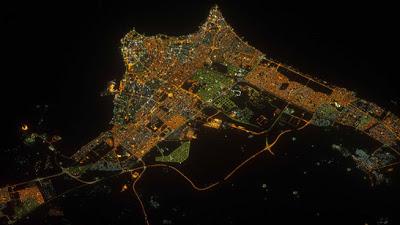 imágenes nocturnas de la NASA