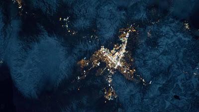 imágenes nocturnas de la NASA