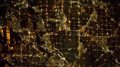 imágenes nocturnas de la NASA