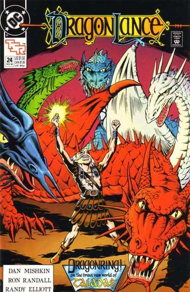 DC y TSR: Comics de Dragonlace