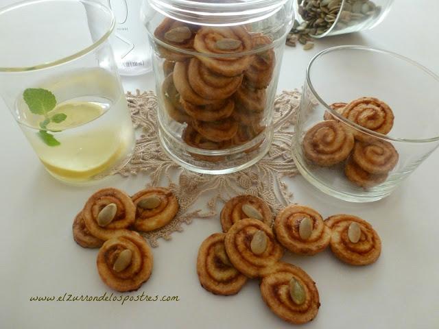 Snacks con Miel, Pimentón & Semillas de Calabaza