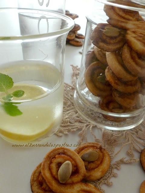 Snacks con Miel, Pimentón & Semillas de Calabaza