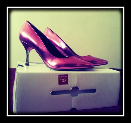 Clearance: Metallic shoes!