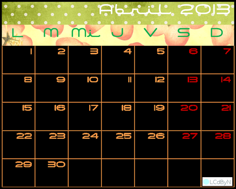 Calendario abril