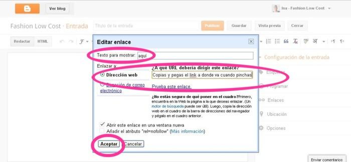 Trucos Bloggers: Hacer Domino Web y Enlaces