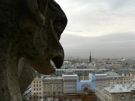 París en Octubre. Gárgolas en Notre Dame