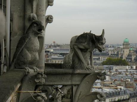 París en Octubre. Gárgolas en Notre Dame