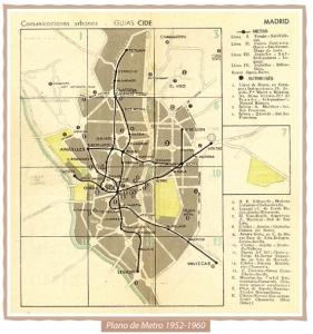 Mapa Metro 1952