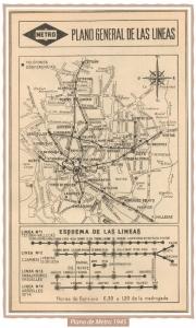 Mapa Metro 1945