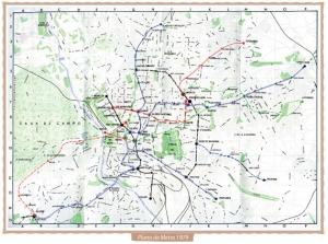 Mapa Metro 1979