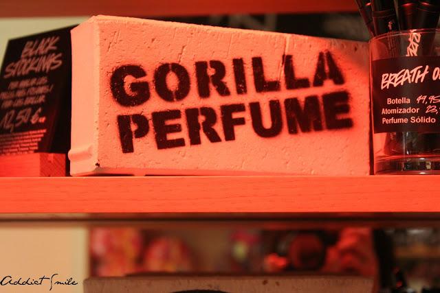 Lush y sus perfumes GORILLA