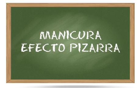 MANICURA EFECTO PIZARRA