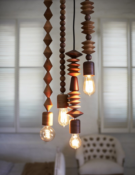 Lámparas gusano para decorar