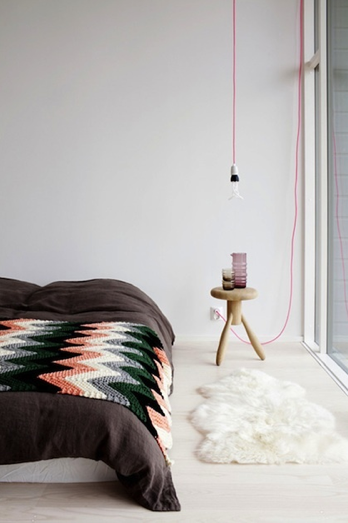 Lámparas gusano para decorar